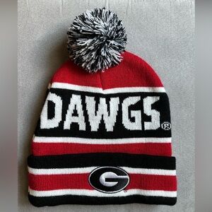 Georgia Bulldogs Pom Beanie
